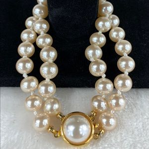 Vintage Faux Pearl Bracelet